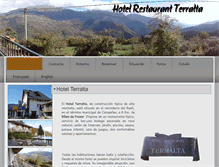 Tablet Screenshot of hotelterralta.com